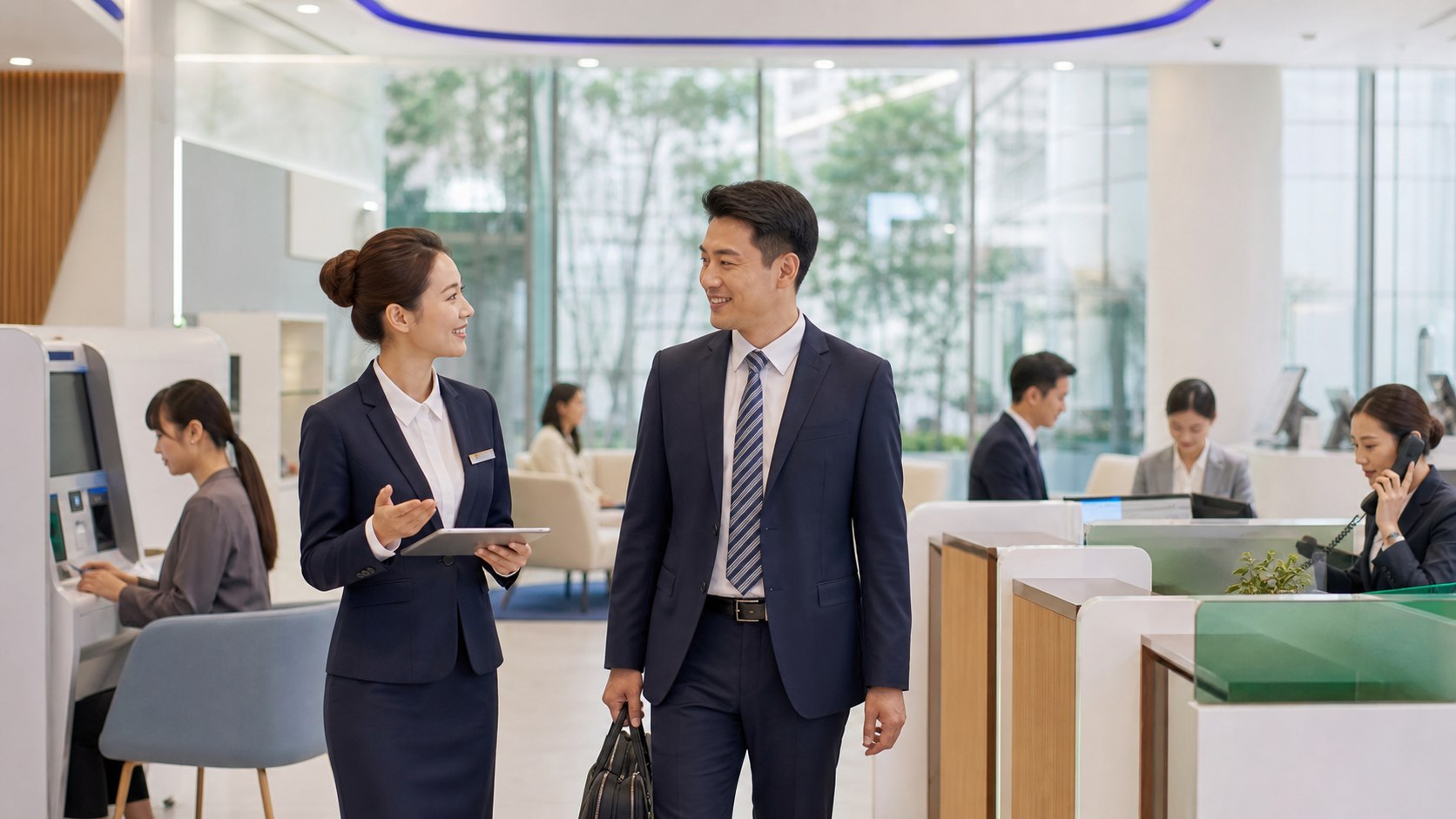 银行网点客户到店与智慧运营